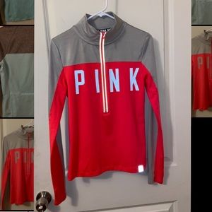 Pink Victoria’s Secret Activewear Long Sleeve Pullover